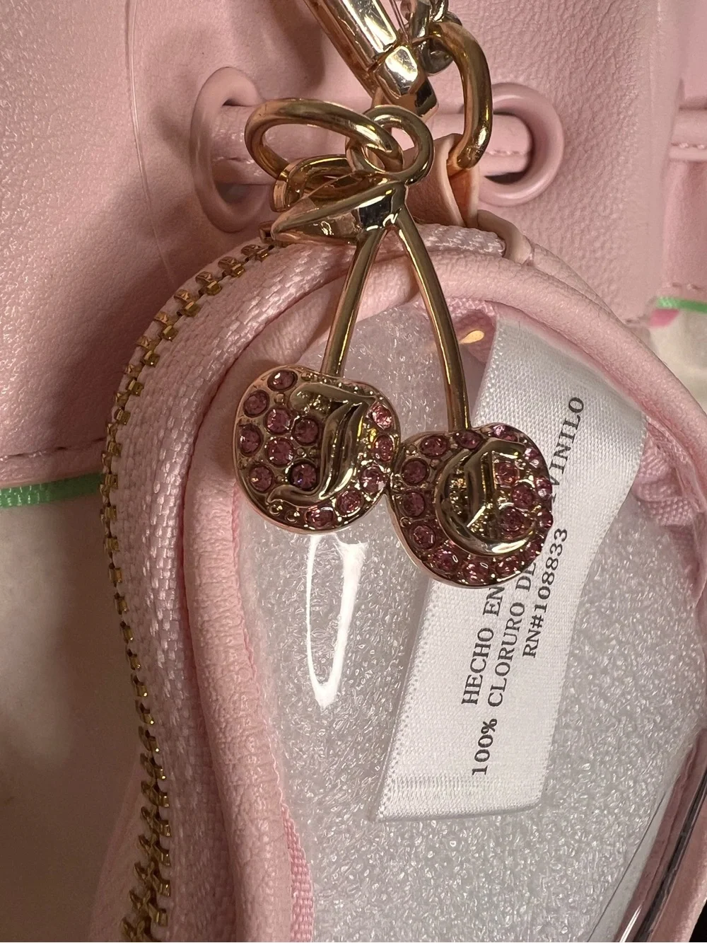 Juicy Couture Retro Cherry Tote Cream Multi